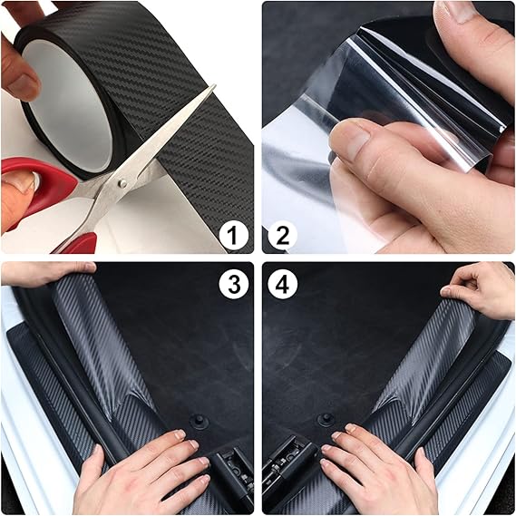 CarboGarde™ – Film Protecteur Fibre de Carbone 5D (5 cm × 10 m)